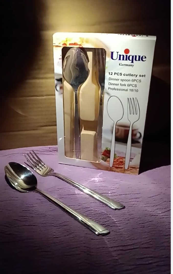 قاشق چنگال ۱۲ پارچه یونیک
