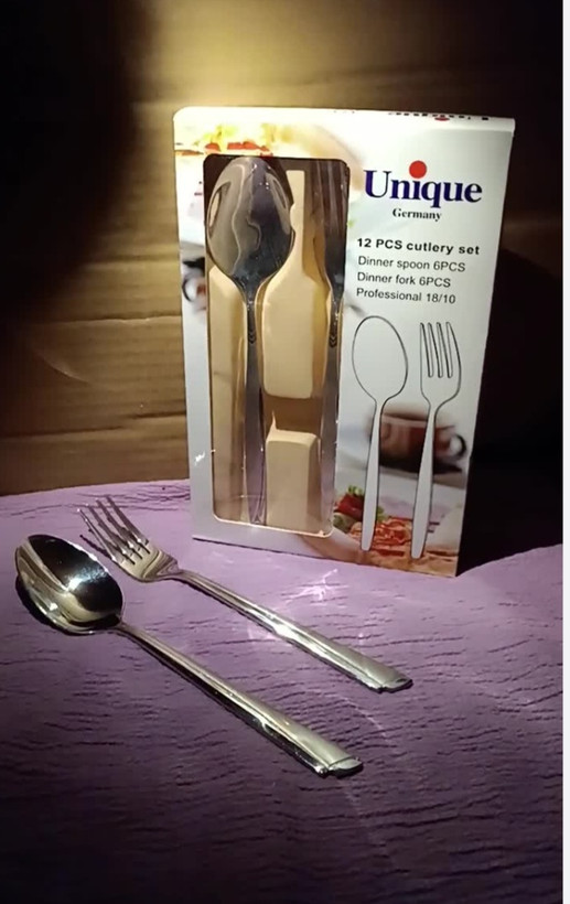 قاشق چنگال ۱۲ پارچه یونیک