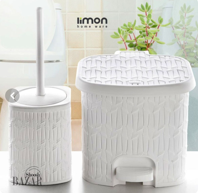 سطل و فرچه ۶ لیتری لیمون طرح بامبو